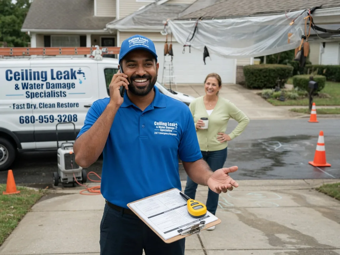 Ceiling Leak Cleanup Louisville, OH FAQs
